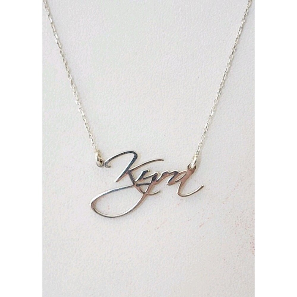 Sterling Silver 925 Personalized Name Necklace Kyra 16" Chain